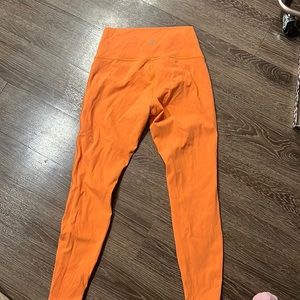 Lululemon leggings luxtreme size 8, orange